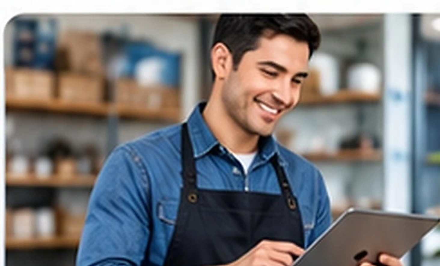 Emprendedor gestionando su negocio